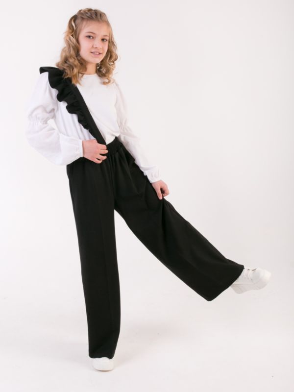 102046_OLG Trousers (light) balazzo with removable strap for girls