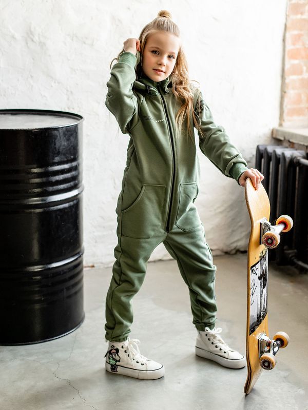 112-23f-1 Jumpsuit with removable hood ELEVEN