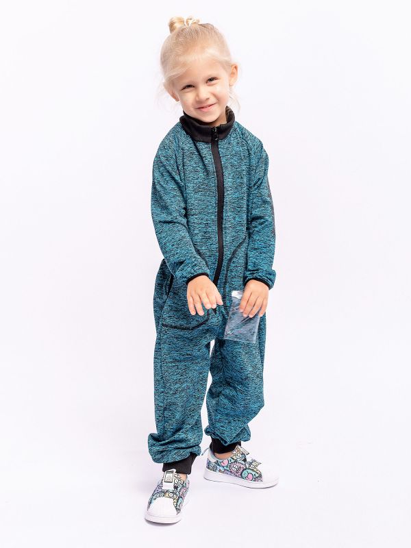 161-23z-1 Fleece overalls "Night"