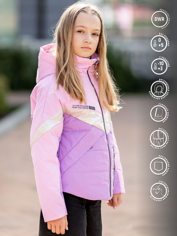 520-23v-1 Jacket for girls "Kandy"