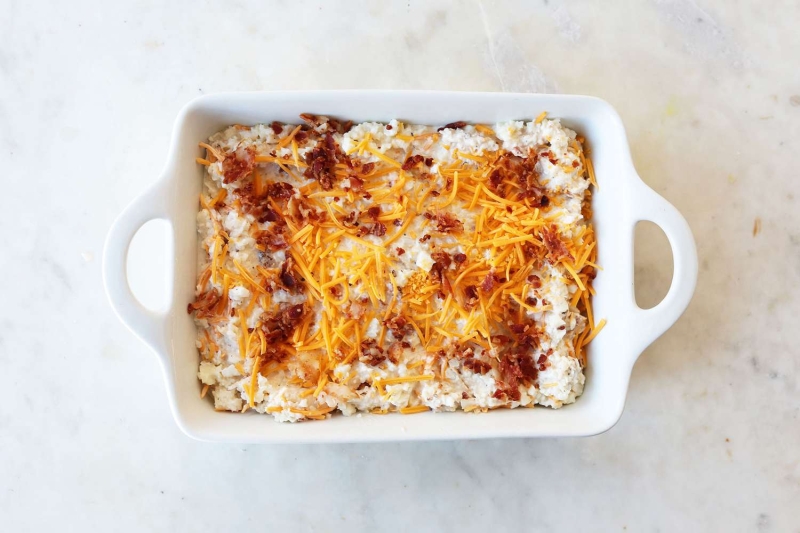 Keto Chicken Bacon Ranch Casserole Recipe