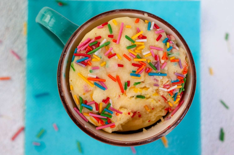 Keto Birthday Mug Cake