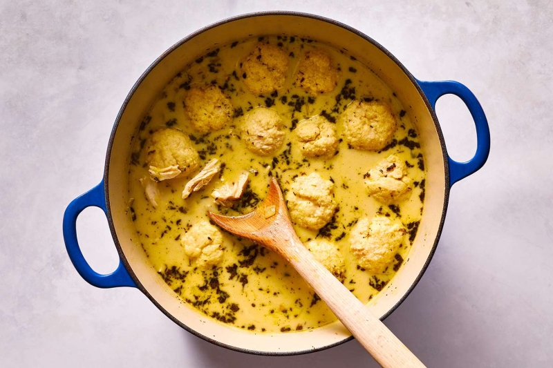 Keto Chicken and Dumplings Recipe